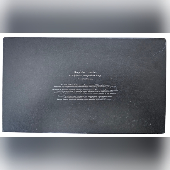 Kate Spade New York  Black and Red Long Wallet, story book lining, New In Box. - Picture 6 of 7